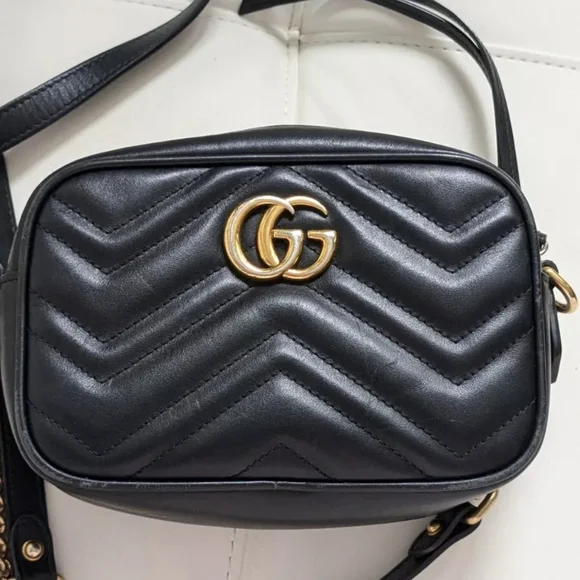 Gucci Black Leather Crossbody Bag - Picture 4 of 6